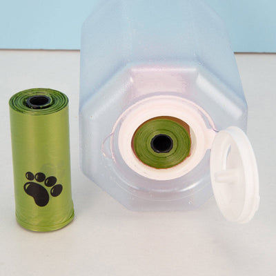Portable Cat Dog Water Bottle Food Feeder Drinker Poop Dispenser 3 In 1 Leak-proof Multifunctional Dog Water Bottle Pet Products null