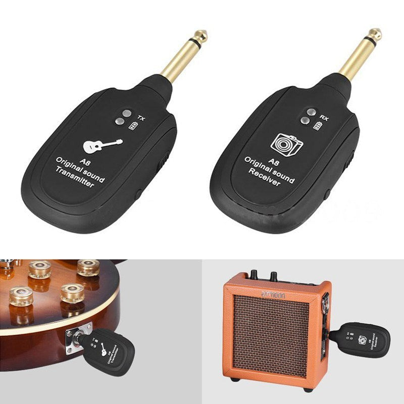 A8 guitar electric torch wireless transmitter and receiver null