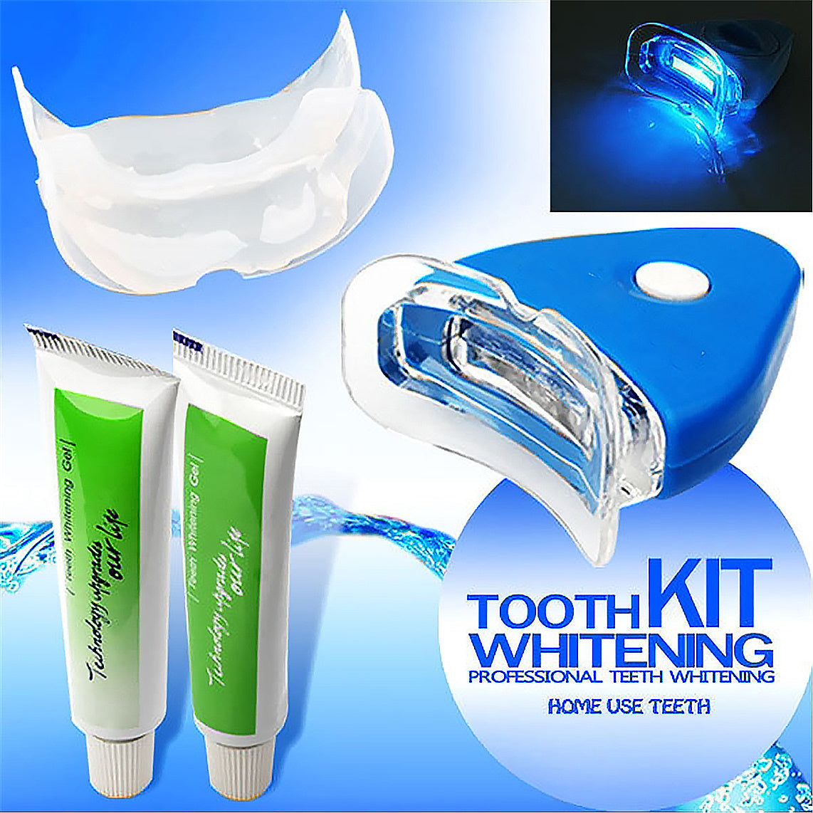 Oral Gel Teeth Tooth Whitening Whitener Dental Bleaching LED null