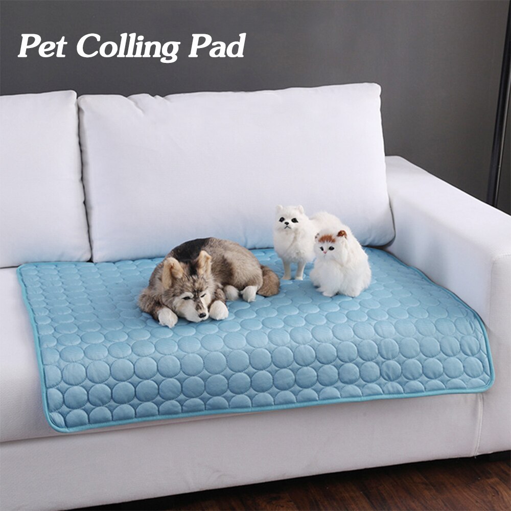 Pet Dog Cat Ice Silk Cold Nest Pad For Cooling In Summer null
