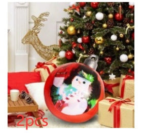 Christmas Ornament Ball Outdoor Pvc 60CM Inflatable Decorated Ball PVC Giant Big Large Balls Xmas Tree Decorations Toy Ball null