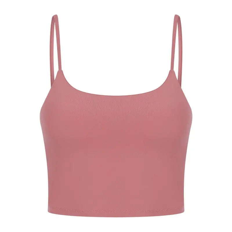 Yoga Jacket Women's Sports Underwear With Chest Pad Thin Belt Beauty Back null