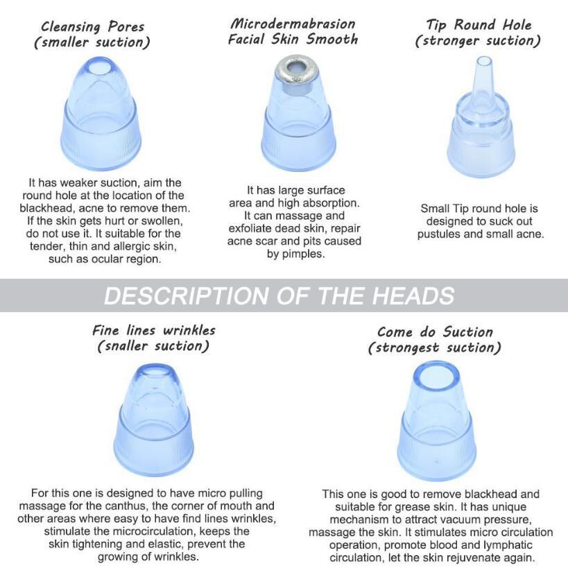 Blackhead Instrument Electric Suction Facial Washing Instrument Beauty Acne Cleaning Blackhead Suction Instrument null