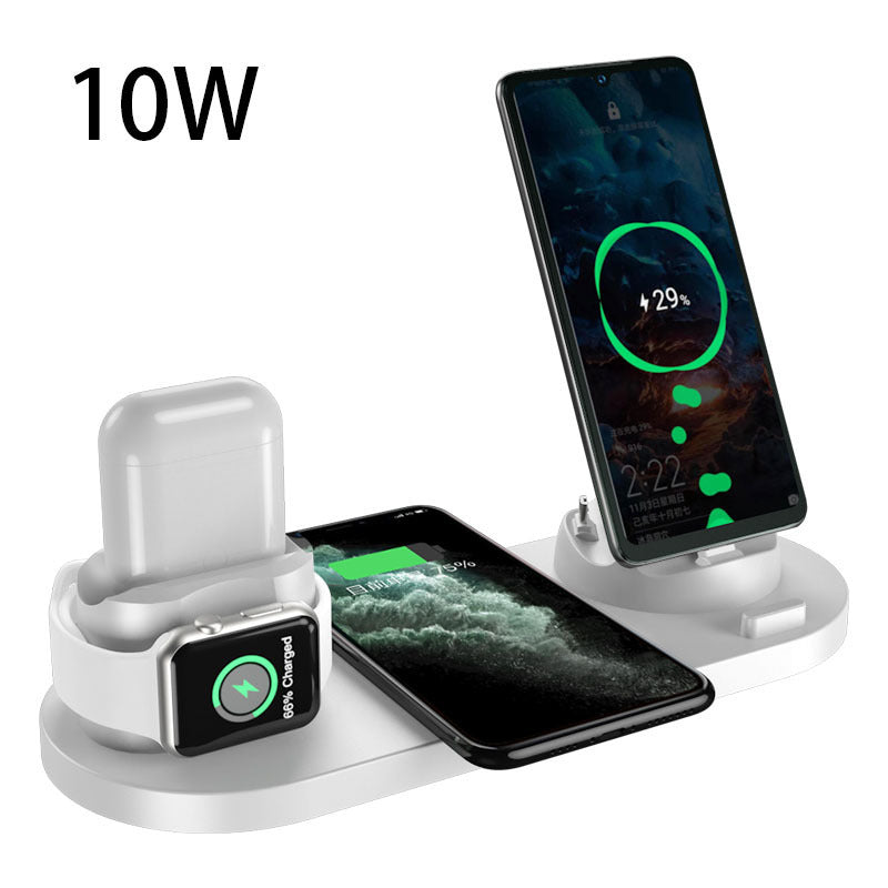 Wireless Charger For IPhone Fast Charger For Phone Fast Charging Pad For Phone Watch 6 In 1 Charging Dock Station null