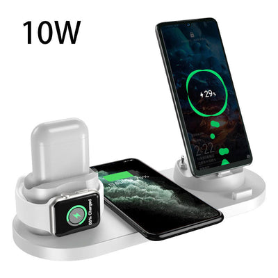 Wireless Charger For IPhone Fast Charger For Phone Fast Charging Pad For Phone Watch 6 In 1 Charging Dock Station null