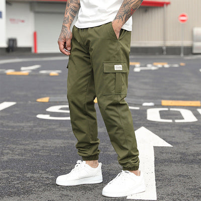 Men's Overalls Loose Casual Cropped Pants null