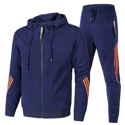 Spring And Autumn New Men's Leisure Sports Suit null