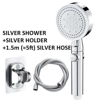 Shower Bath Shower Head Pressurized Large Water Output null