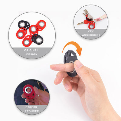 Creative Fidget Spinner Toy Keychain Hand Spinner Anti-Anxiety Toy Relieves Stress Finger Spinner Keychain Bottle Opener Kids Toy null