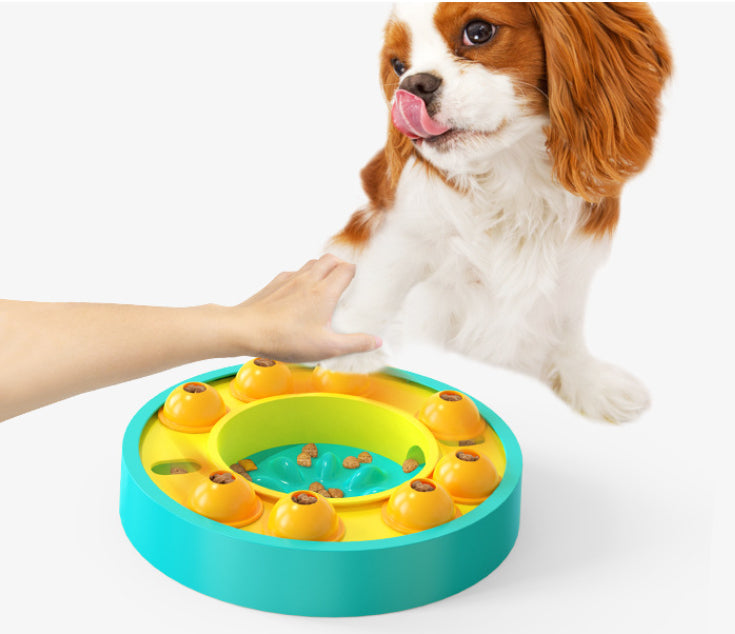 Dog Pets Puzzle Toys Slow Feeder Interactive Increase Puppy IQ Food Dispenser Slowly Eating NonSlip Bowl Pet Dogs Training Game Pet Supplies null