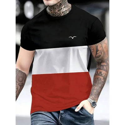 Men's T-shirt 3D Printing Athletic Clothing null