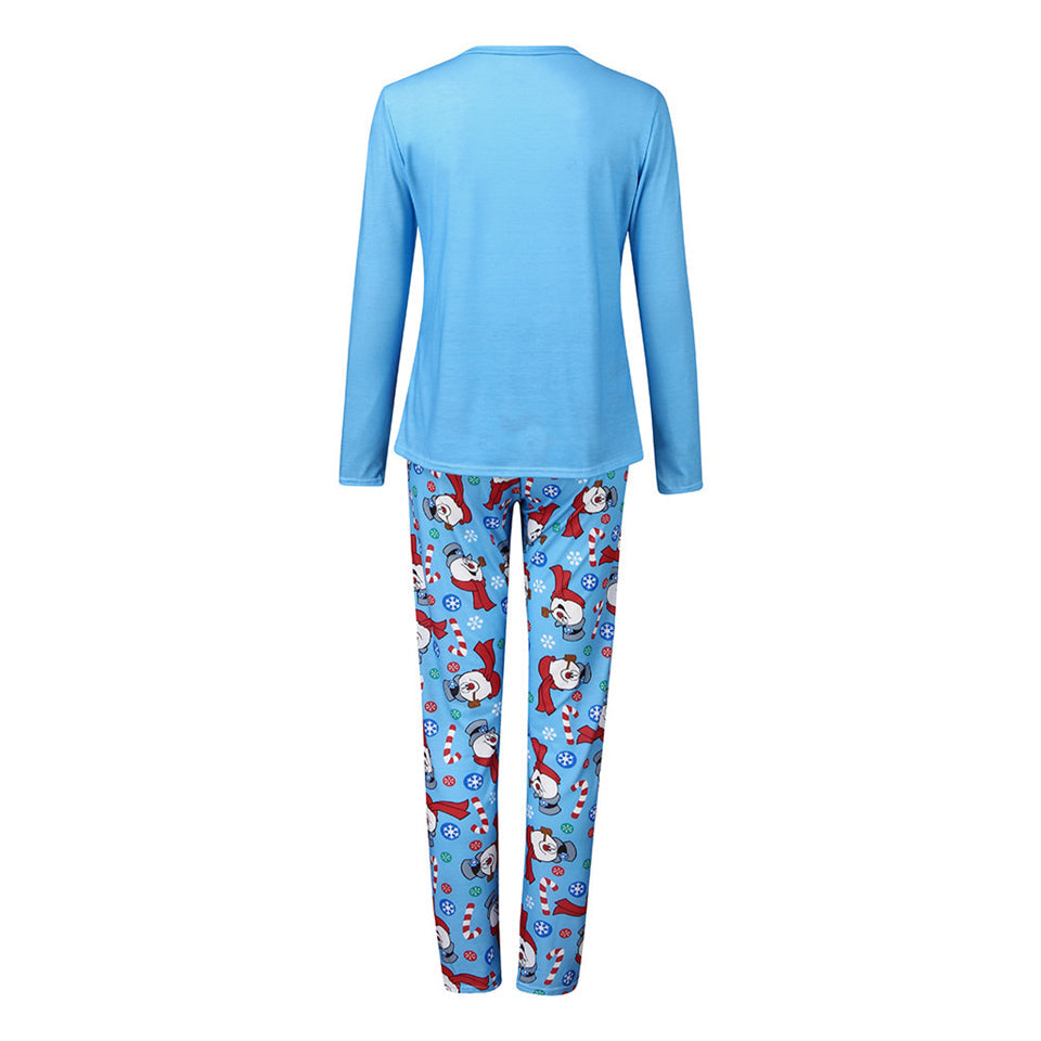 Christmas Parent-child Printed Long Sleeve Pajamas Homewear null