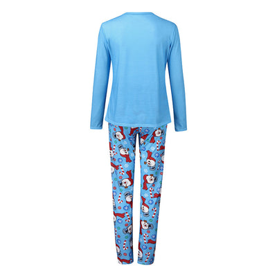 Christmas Parent-child Printed Long Sleeve Pajamas Homewear null