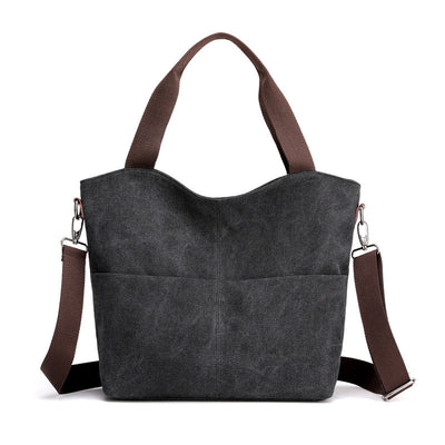 Shoulder women bag canvas bag null