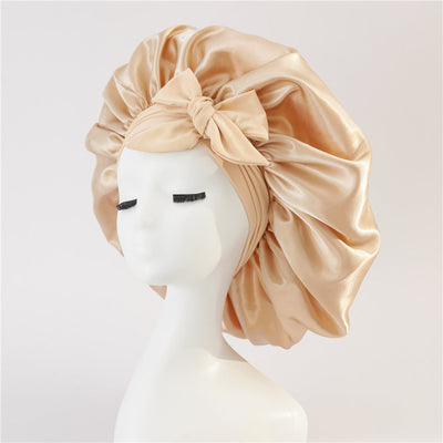 New Silk Bonnet For Sleeping Women Satin Bonnet Hair Bonnet Night Sleep Cap Scarf Wrap For Curly Hair With Tie Band For Curly Hair null