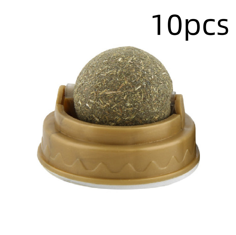 Catnip Balls Cat Treats Rotary Molar Teeth Cleaning null