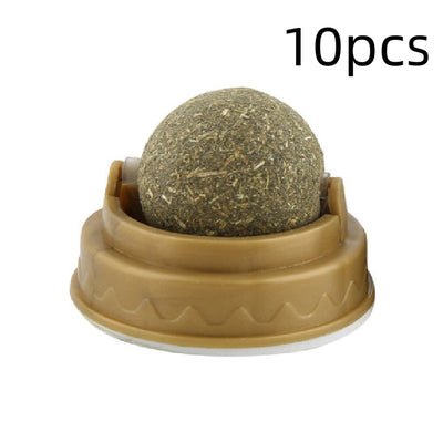 Catnip Balls Cat Treats Rotary Molar Teeth Cleaning null