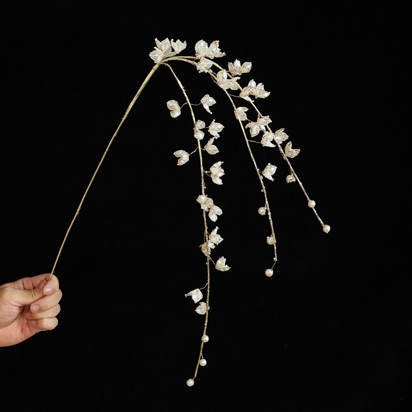 Christmas Acrylic White Crystal Twig Cutting Creative Decoration null