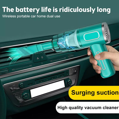 Cordless Hand-Held Vacuum Cleaner Mini Portable Car Auto Home Wireless Handheld Vacuum Cordless, Portable Car Vacuum Cleaner With Powerful Suction And Brushless Motor, Rechargeable null