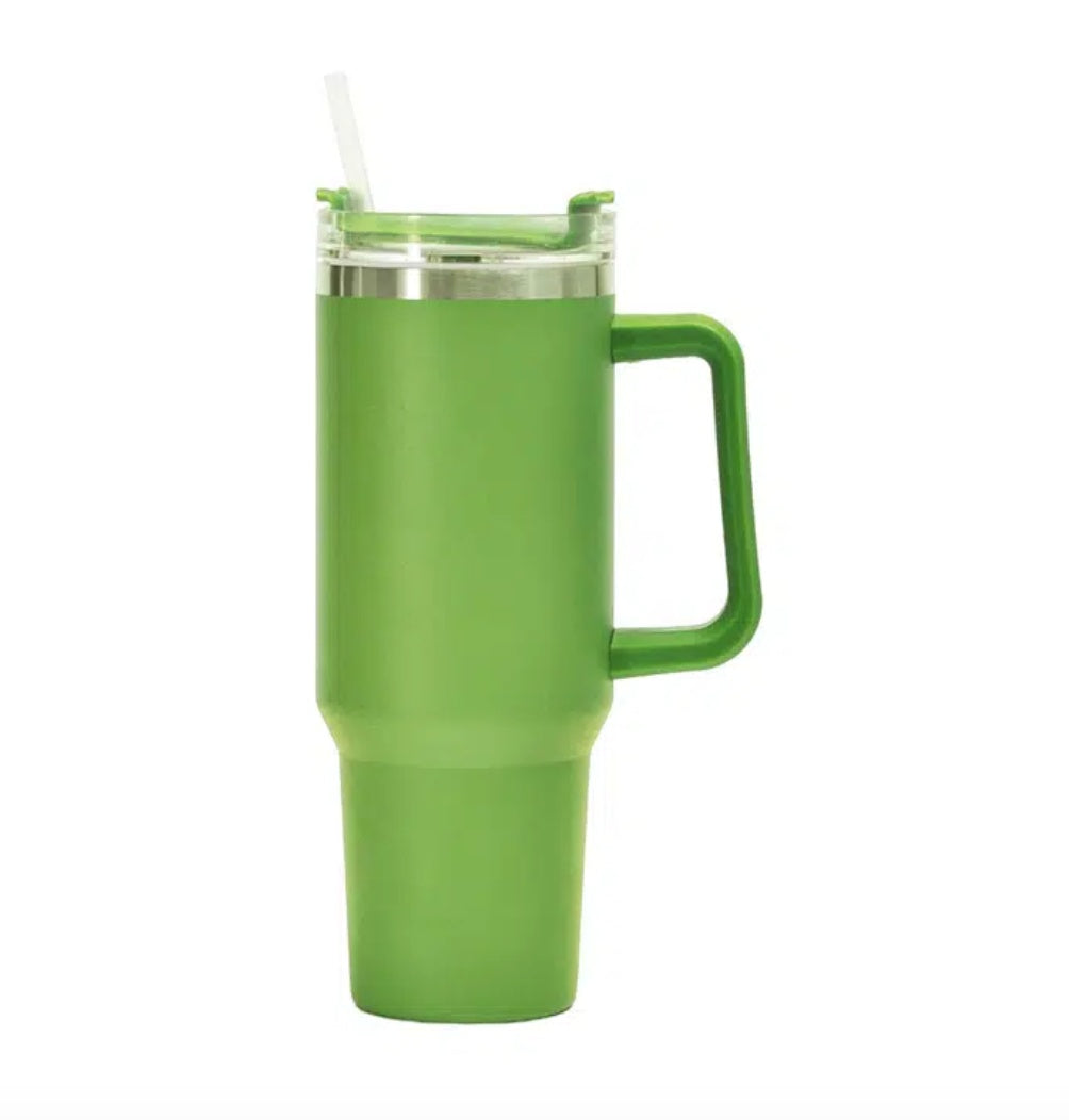 Stainless Steel Insulated Cup 40oz Straw Bingba null