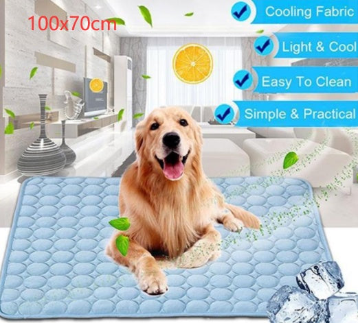 Pet Dog Cat Ice Silk Cold Nest Pad For Cooling In Summer null