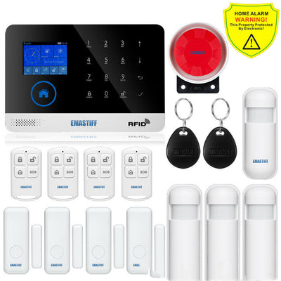 Smart Wireless GSM Store Door And Window Anti-theft Alarm null
