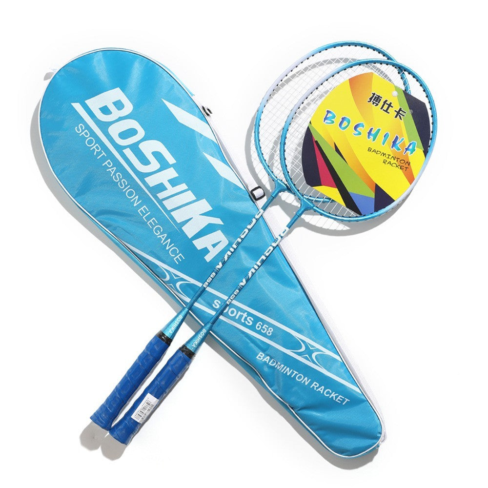 Badminton Racket For Beginners Children Set Iron Alloy A null