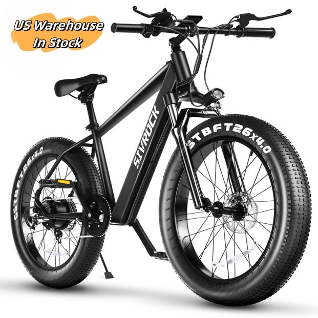 Professional Electric Bike For Adults, 26 X 4.0 Inches Fat Tire Electric Mountain Bicycle, 1000W Motor 48V 15Ah Ebike For Trail Riding, Excursion And Commute, UL And GCC Certified null