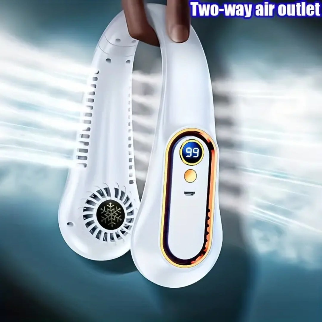 Portable Small Bladeless Cooling Halter Fan null