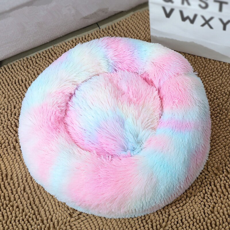 Dog Bed Super Soft Washable Long Plush Pet Kennel Deep Sleep Dog House Velvet Mats Sofa For Dog Basket Pet Cat Bed null