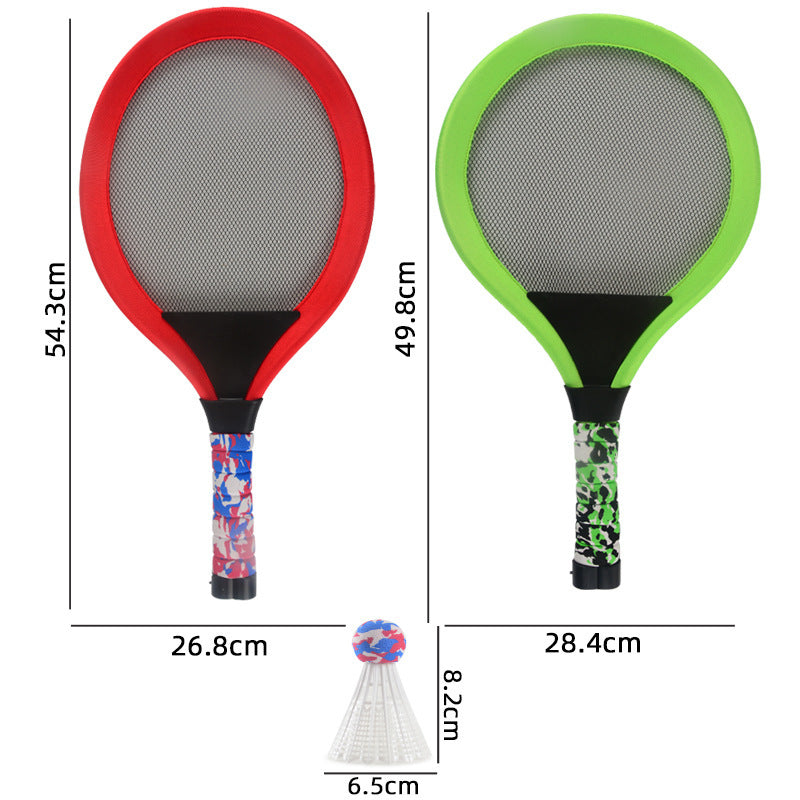 Children's luminous badminton racket set null