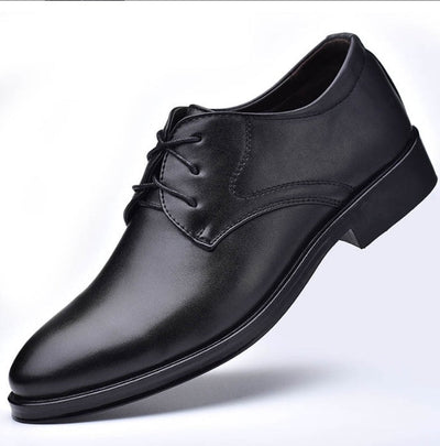 Black Shoes With Pointed Toe For Men null