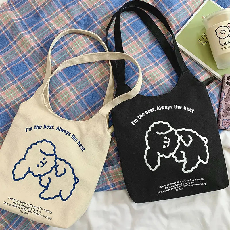 Take a shoulder bag women canvas bag null