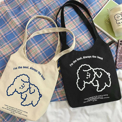 Take a shoulder bag women canvas bag null