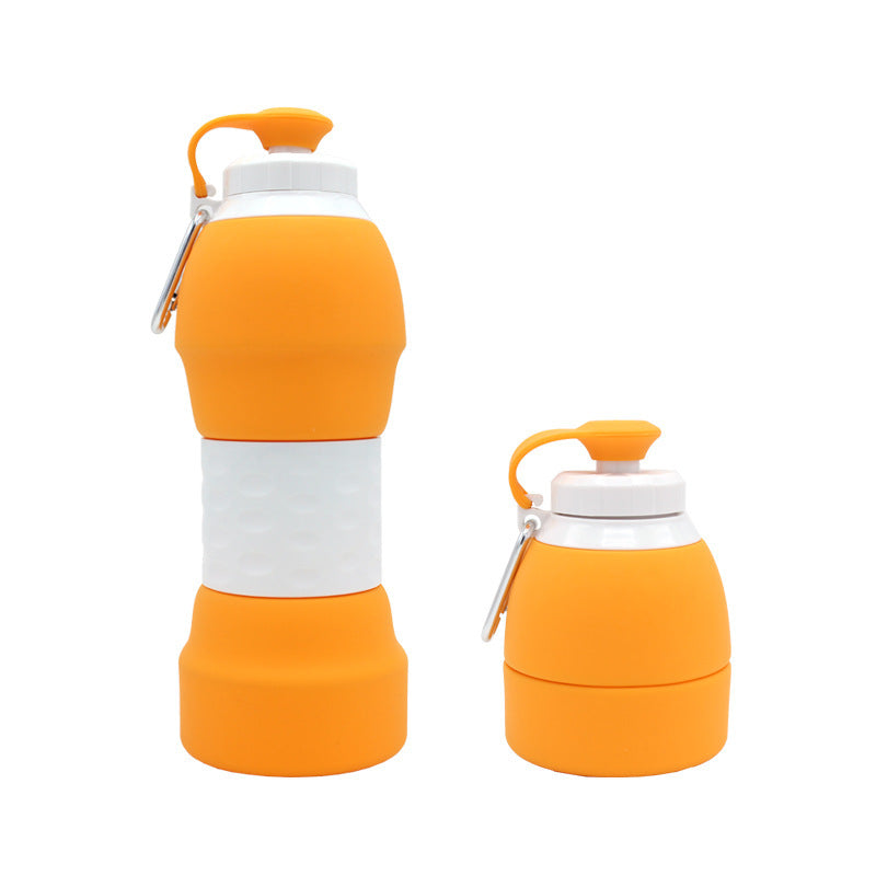 Silicone folding water bottle null