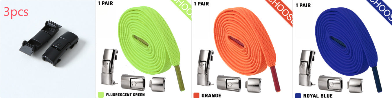 Press Lock Shoelaces Without Ties Elastic Laces Sneaker 8MM Widened Flat No Tie Shoe Laces Kids Shoelace For Shoes null