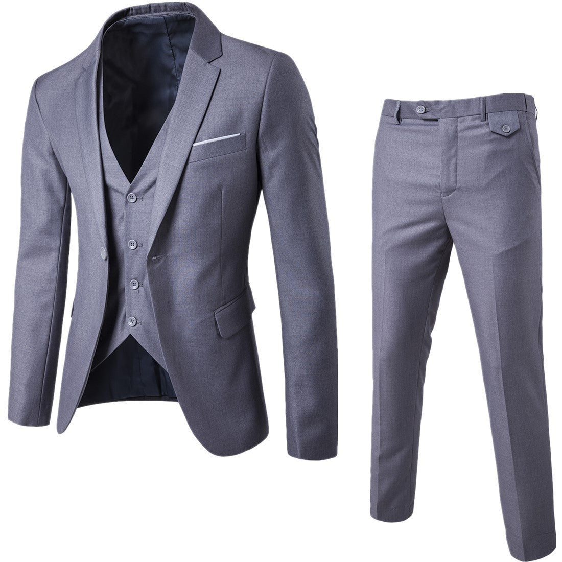 Men's Suit Set Two-piece Korean Style null