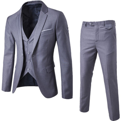 Men's Suit Set Two-piece Korean Style null
