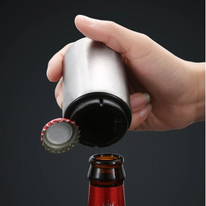 Creative Stainless Steel Beer Bottle Opener Web Celebrity Bar Press Opener Bottle Opener Automatic Summer Party null