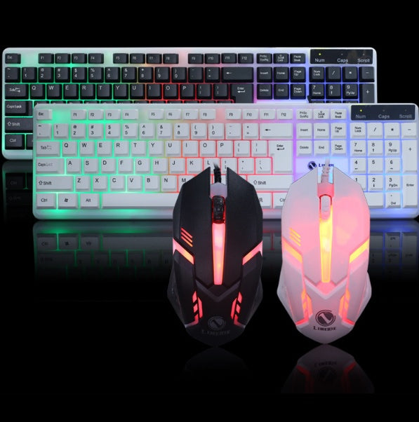 Backlit keyboard and mouse Shoppers Synchrony