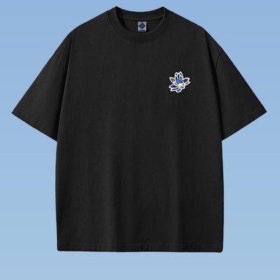 Summer New Pure Cotton Short Sleeve Men's Loose Plus Size Men's Clothing null