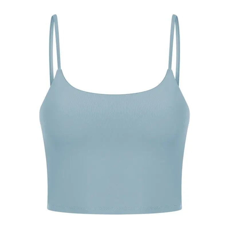 Yoga Jacket Women's Sports Underwear With Chest Pad Thin Belt Beauty Back null