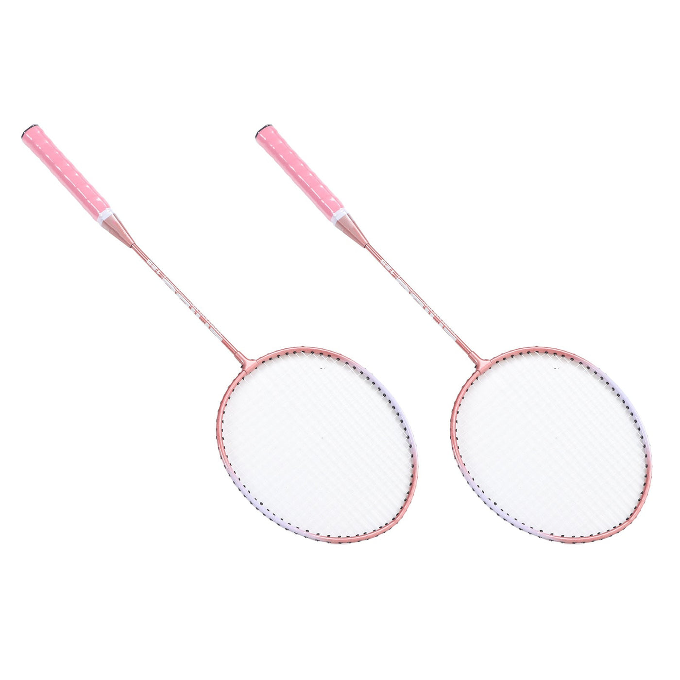 Badminton Rackets Pink Professional Separate Iron Alloy Badminton Rackets for Beginners Student Training null