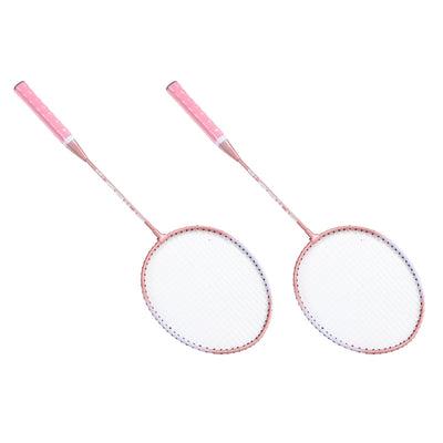 Badminton Rackets Pink Professional Separate Iron Alloy Badminton Rackets for Beginners Student Training null