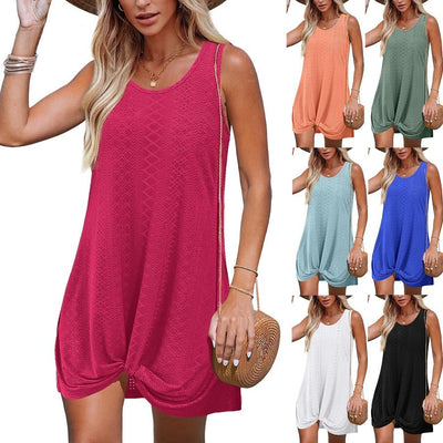 Women's Hollow Beach Vacation Clothes Kinky Dress null