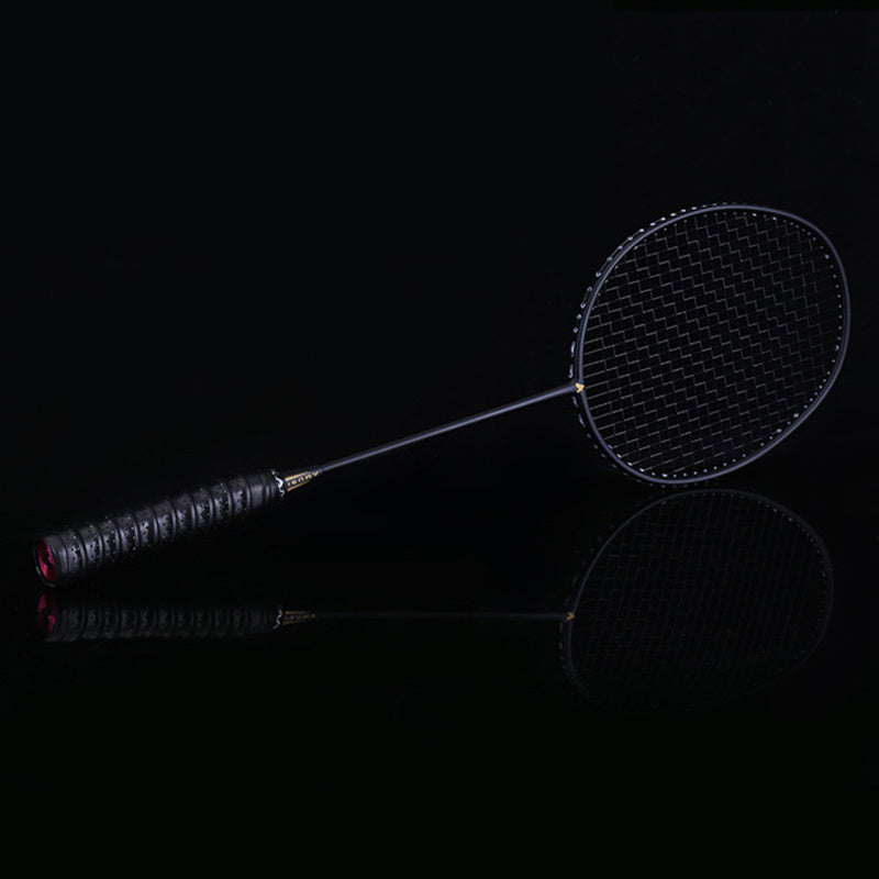 Full Carbon Badminton Racket Single Shot Attack Training null