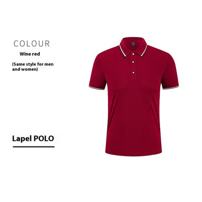 Mercerized Cotton Culture Lapel Short Sleeve null