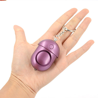 Pine Cone Type Half-pull High-decibel Wolf Alarm Women's Self-defense Weapon With Flashing Light null