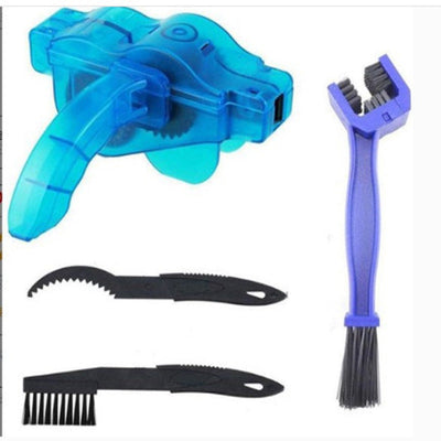 Bicycle Cleaning Tool Set Large Bristle Scrub Chain Cleaner Small Brush null