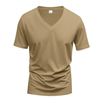 Solid Color Loose American Summer Men's T-shirt null